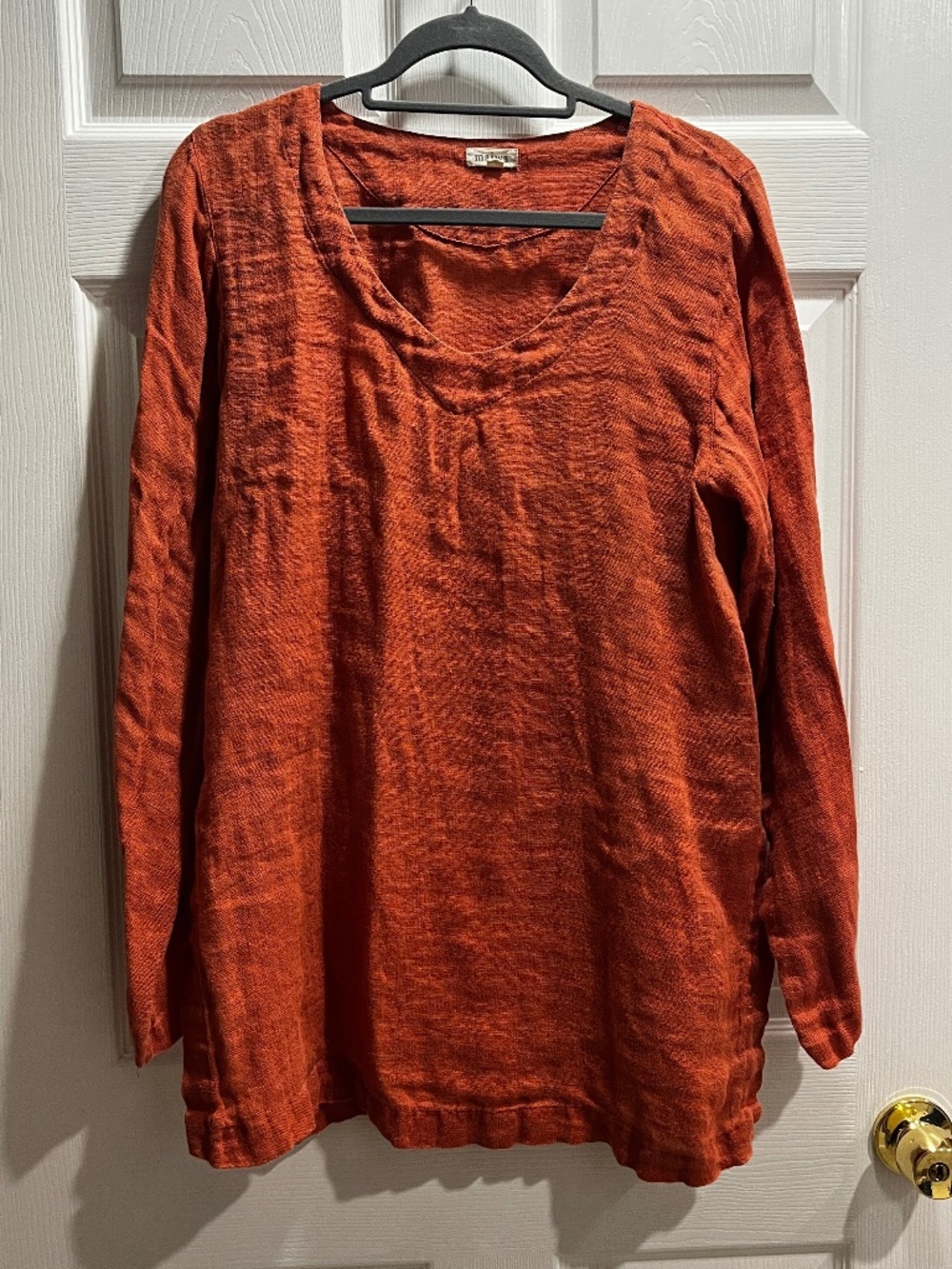 Maiwa 100% Linen Long Sleeve Tunic